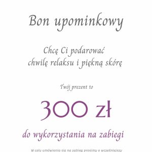 Bon o wartości 300 złoty